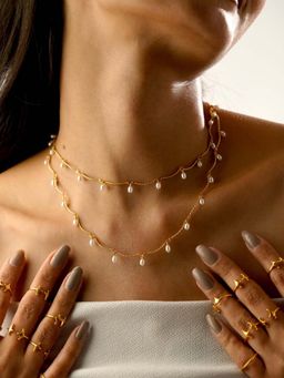 Tangerine - by ASFA Ivory Neckpiece