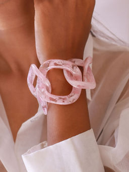 Pipa Bella by Nykaa Fashion - Contemporary Purple Disc Bracelet