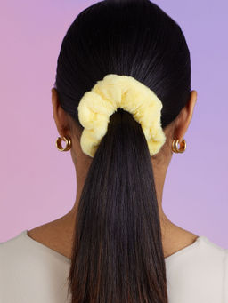 Pipa Bella by Nykaa Fashion - Trendy Pack of 2 Yellow Scrunchies