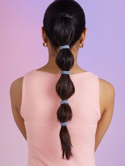 Pipa Bella by Nykaa Fashion - Pack of 2 Blue Hair Ties