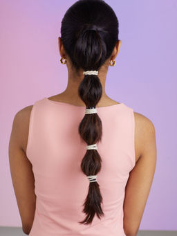 Pipa Bella by Nykaa Fashion - Pack of 2 Beige Hair Ties