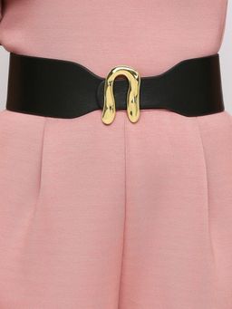 Twenty Dresses by Nykaa Fashion - Black Solid Broad Casual Belt