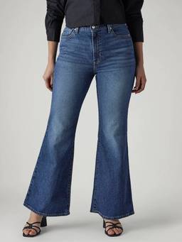Levi's - Women's Blue Ribcage High Rise Jeans