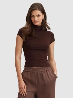 Forever New - Brown Ruby Grown On Neck Baby T-Shirt