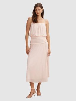 Forever New - Pink Leilani Bubble Bodice Midi Dress