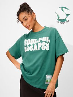 The Souled Store - Soulful Escapes Women Oversized T-Shirt