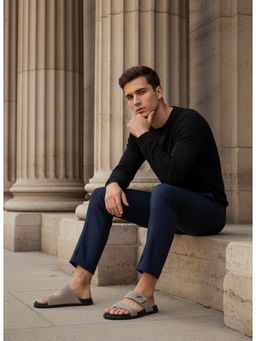 ZEESH - Men Monaco Beige Sliders
