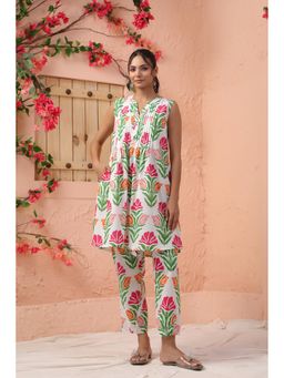 Autumnlane - Shamiyana Fern Floral Printed Co-Ord (Set of 2)