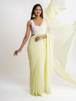 Teejh - Chaitra Georgette Saree with Unstitched Blouse