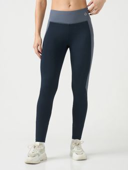Technosport - Women Colorblock Slim Fit Sports Tights