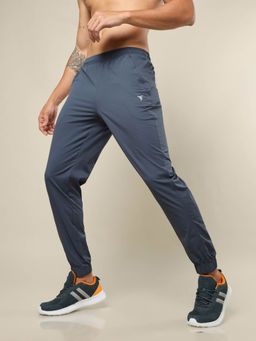 Technosport - Men Grey Solid Relax Fit Sports Joggers With Technolite
