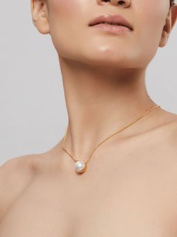 Ethnic Andaz - Polished Pearl Necklace