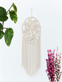Ecofynd - Macrame Dream Catcher With Golden Ring
