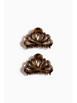 H&M - Women Brown 2-Pack Hair Claws