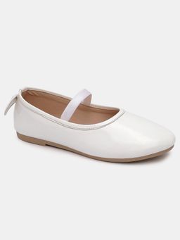 Aria Nica - Girls Bonnie White Ballerina