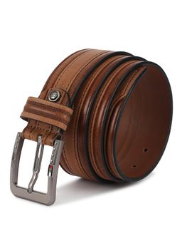 GIL - Genuine Leather Stylish Belt For Men - Tan