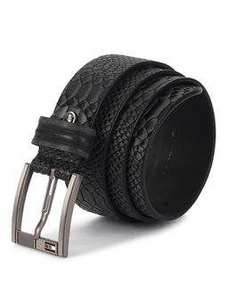 GIL - Genuine Leather Stylish Belt For Men - Black