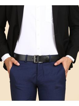 GIL - Pure Leather 40mm Branded Belt - Black