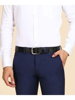 GIL - Pure Leather 40mm Branded Belt - Black