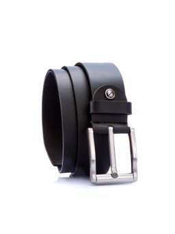 GIL - Pure Leather 40mm Branded Belt - Black