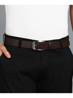 GIL - Pure Leather 40mm Branded Belt - Brown