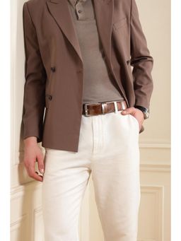 GIL - Pure Leather 40mm Branded Belt - Tan