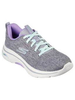 SKECHERS - Women Go Walk Arch Fit 2.0 Vivid Grey & Lavender Walking Shoes