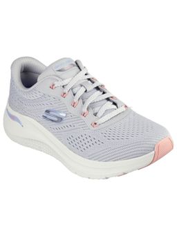 SKECHERS - Women Arch Fit 2.0 Big League Light Grey Casual Sneakers