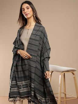 Fabindia - Grey Wool Blend Shawl