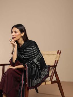 Fabindia - Black Wool Stole