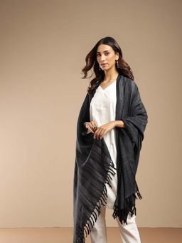 Fabindia - Grey Wool Shawl