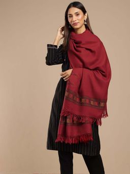 Fabindia - Maroon Wool Shawl