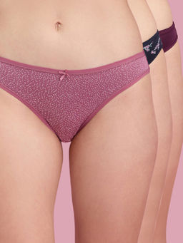 Nykd by Nykaa - Low Rise Bikini Panty with Outer Elastic-NYP030-Assortment 11