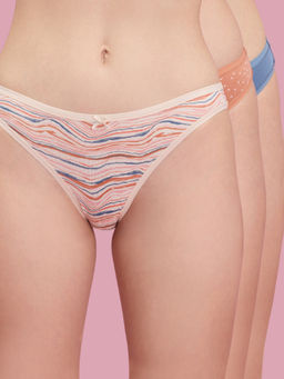 Nykd by Nykaa - Low Rise Bikini Panty with Outer Elastic-NYP030-Assortment 12