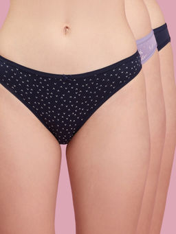 Nykd by Nykaa - Low Rise Bikini Panty with Outer Elastic-NYP030-Assortment 13