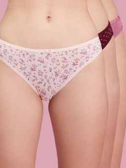 Nykd by Nykaa - Low Rise Bikini Panty with Outer Elastic-NYP030-Assortment 14