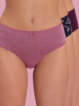 Nykd by Nykaa - Mid Rise Hipster Panty with Outer Elastic-NYP033-Assortment 11