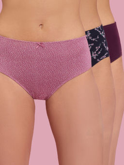 Nykd by Nykaa - Mid Rise Hipster Panty with Outer Elastic-NYP100-Assortment 11