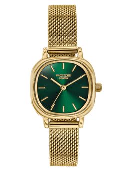 Sonata - Women Poze Drop 9.1 Quartz Analog Green Dial Watch - SP80024YM02W (M)