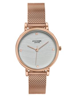 Sonata - Women Poze Drop 9.1 Quartz Analog White Dial Watch - SP80179WM01W (M)