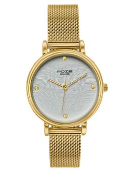 Sonata - Women Poze Drop 9.1 Quartz Analog Silver Dial Watch - SP80179YM01W (M)