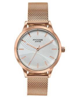 Sonata - Women Poze Drop 9.1 Quartz Analog White Dial Watch - SP80190WM02W (M)