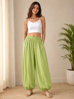 sencei - Mint Green Balloon Trouser