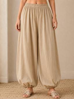 sencei - Beige Balloon Trouser
