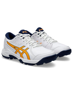 ASICS - Boys Gel-Peake 2 Gs Off White Stadium Orange Cricket Shoes