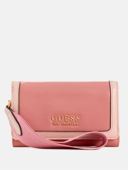 Guess - Women Pink Pu Solid Wallet