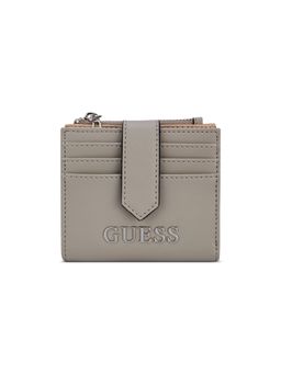 Guess - Women Grey Pvc Textured Wallet