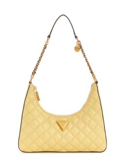 Guess - Women Yellow Pu Solid Shoulder Bag