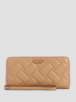 Guess - Women Beige Pu Solid Wallet
