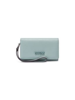 Guess - Women Aqua Pvc Textured Wallet